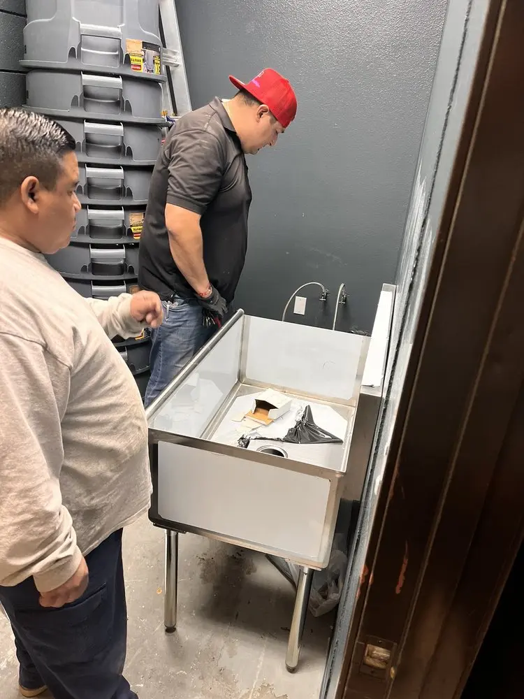 Commercial plumbing and sink installation in Medinah